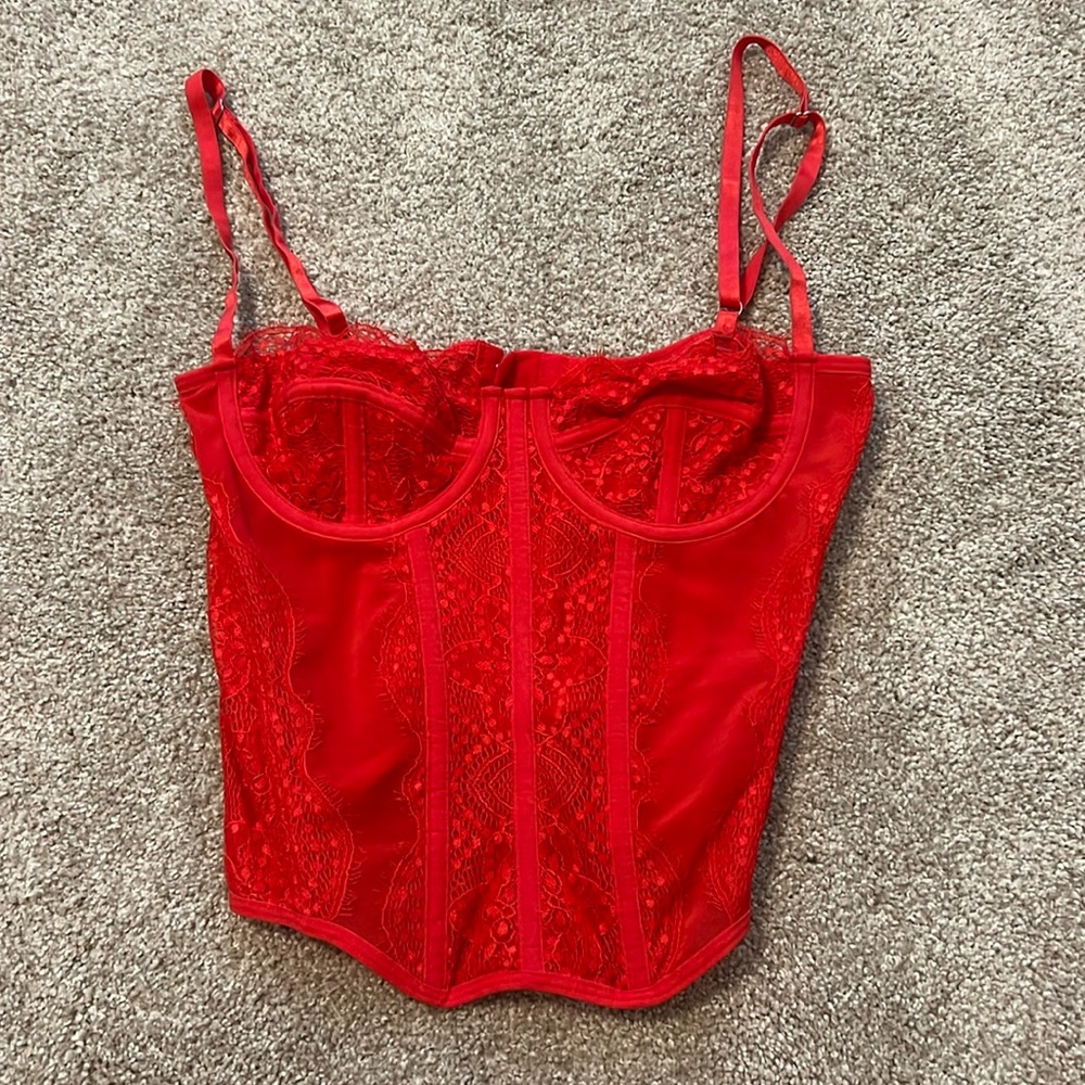 Red Corset Top